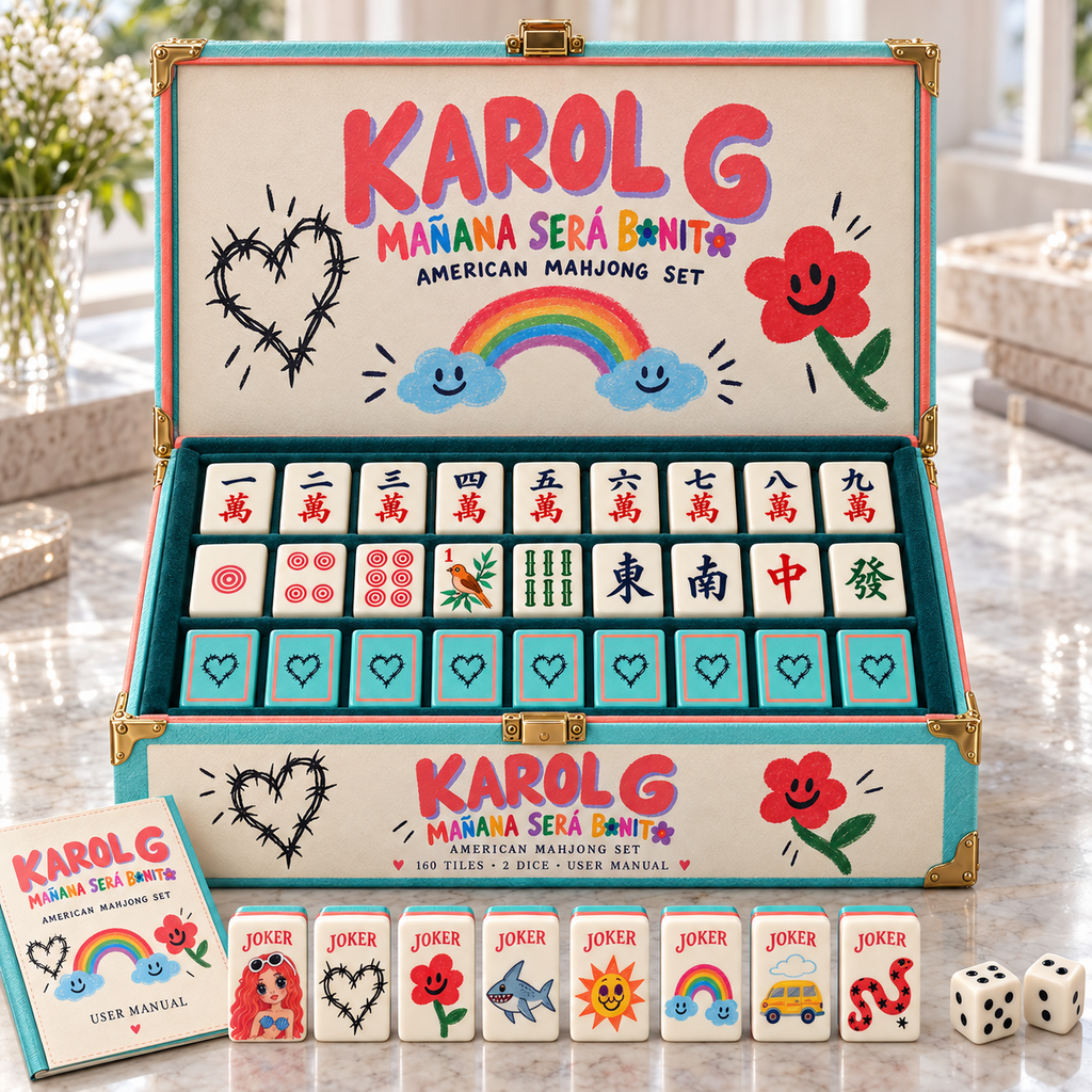 Premium KRG Mahjong Tiles Set TTMH