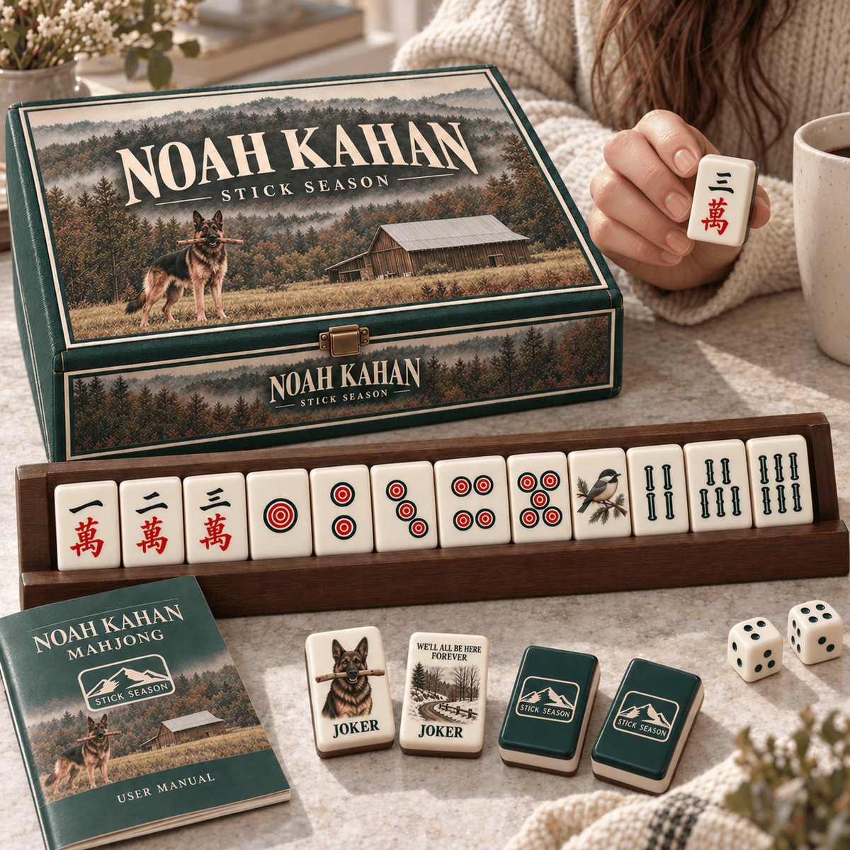 Premium NKH Mahjong Tiles Set TTMH